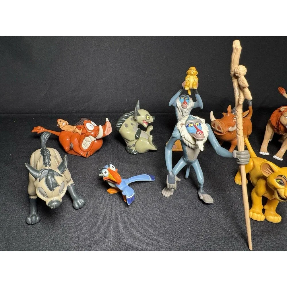 Vintage 90s Lion King Action 12 Figures Bundle Disney Simba Scar Rafiki Zazu Muf - Picture 3 of 7
